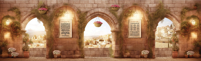 Transitional wall Sukkah Sign