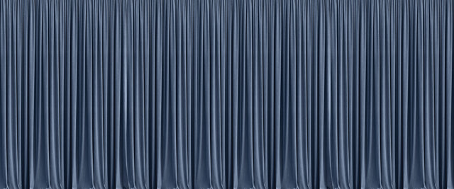 Blue Drapery
